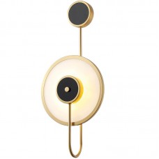 Απλίκα Τοίχου LED 5W 390lm 230V 3000Κ Θερμό Φως Χρυσαφί NUBIA